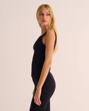 Cleavage enhancing wrap top. 