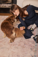 Navy Ribbed Soft Modal Jersey Cardigan