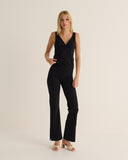 Mamu soft feel kick flare leggings with a figure flattering fit