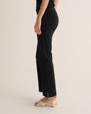 Mamu black hi stretch kick flare leggings as shapewear and high level comfort. 