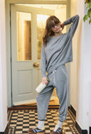 Grey cashmere sweatshirt