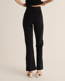 Mamu hi-stretch kick flare leggings with a flattering fit 