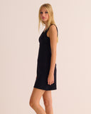Mamu figure-flattering wrap-over dress. 