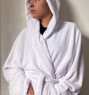 Mamu snuggle robe with a soft touch feel and generous sizing for high level comfort
