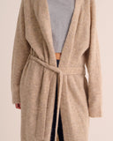 Mamu  luxuriously soft brushed alpaca blend longline coatigan. 