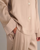 Mamu Classic Organic Silk Pyjama Set with pockets
