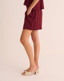Mamu 100% organic stretch silk shorts with smooth and comfortable waistband. 