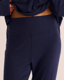 Mamu fine ribbed modal jersey leggings with smooth and invisible waistband. 