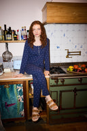 Navy Printed Pj Set model