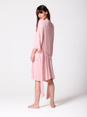Lace-trimmed Modal Jersey Kimono, side view