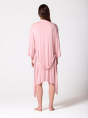 Lace-trimmed Modal Jersey Kimono, back view