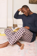 Red and Blue Check Bottoms