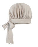 Mamu 100% pure silk bonnet for all hair types. 