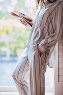 Striped Silk PJ Set 