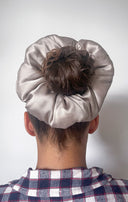 Mamu oversized organic stretch silk scrunchie